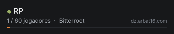 RP na lista de servidores de DayZ da AR16