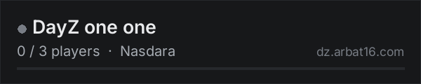 DayZ one one on the AR16 DayZ server list