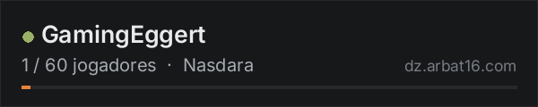 GamingEggert na lista de servidores de DayZ da AR16