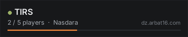 TIRS on the AR16 DayZ server list