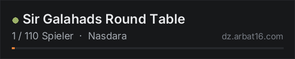 Sir Galahads Round Table in der DayZ-Serverliste von AR16