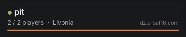 pit on the AR16 DayZ server list