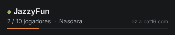 JazzyFun na lista de servidores de DayZ da AR16