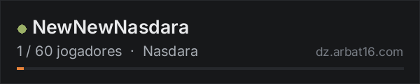 NewNewNasdara na lista de servidores de DayZ da AR16