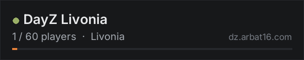 DayZ Chernarus on the AR16 DayZ server list