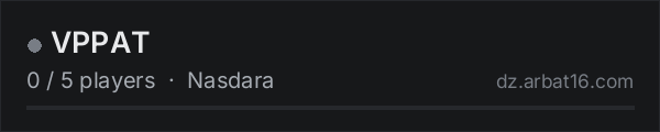 VPPAT on the AR16 DayZ server list