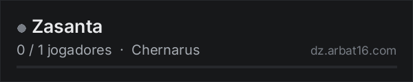 Zasanta na lista de servidores de DayZ da AR16