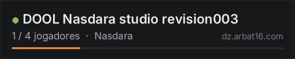 DOOL Nasdara studio revision003 na lista de servidores de DayZ da AR16