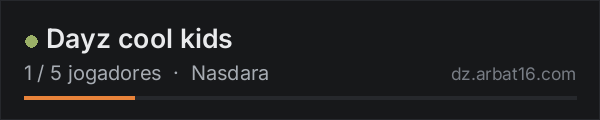 Dayz cool kids na lista de servidores de DayZ da AR16