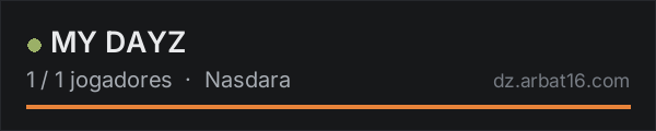 MY DAYZ na lista de servidores de DayZ da AR16
