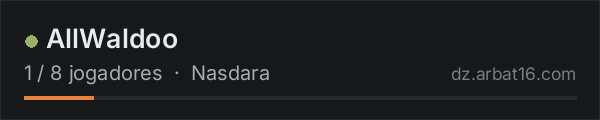 AllWaldoo na lista de servidores de DayZ da AR16