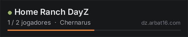 Home Ranch DayZ na lista de servidores de DayZ da AR16