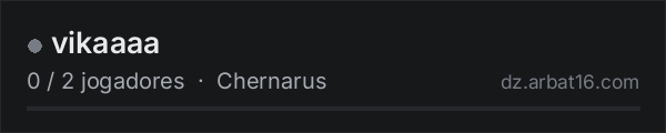 vikaaaa na lista de servidores de DayZ da AR16