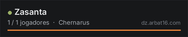 Zasanta na lista de servidores de DayZ da AR16