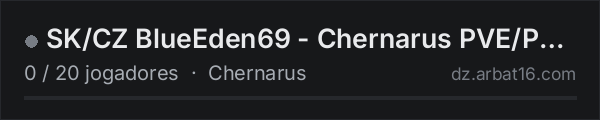 SK/CZ BlueEden69 - Chernarus PVE/PVP ExpansionTrader na lista de servidores de DayZ da AR16