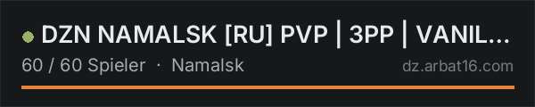 DZN NAMALSK [RU] PVP | 3PP | VANILLA++ in der DayZ-Serverliste von AR16