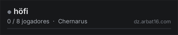 höfi na lista de servidores de DayZ da AR16