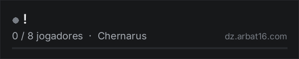 ! na lista de servidores de DayZ da AR16