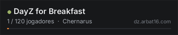 DayZ for Breakfast na lista de servidores de DayZ da AR16