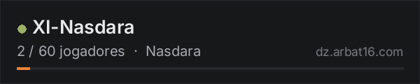 XI-Nasdara na lista de servidores de DayZ da AR16