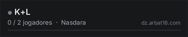 K+L na lista de servidores de DayZ da AR16