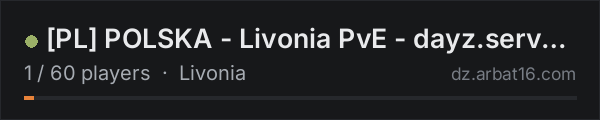 [PL] POLSKA - Livonia PvE - dayz.server0815.com on the AR16 DayZ server list