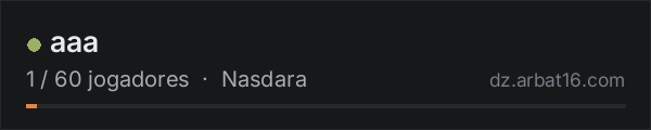 aaa na lista de servidores de DayZ da AR16