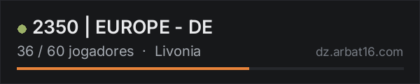 2350 | EUROPE - DE na lista de servidores de DayZ da AR16