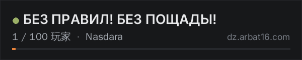 AR16 DayZ 服务器列表中的 БЕЗ ПРАВИЛ! БЕЗ ПОЩАДЫ!