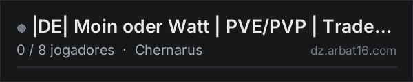 |DE| Moin oder Watt | PVE/PVP | Trader | Quest | Airdrop | Drug na lista de servidores de DayZ da AR16