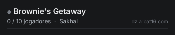 Brownie's Getaway na lista de servidores de DayZ da AR16