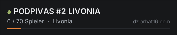 PODPIVAS #2 LIVONIA in der DayZ-Serverliste von AR16
