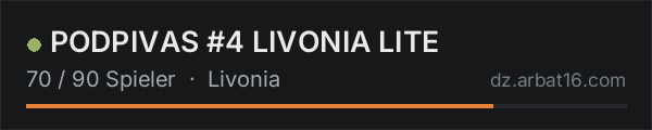 PODPIVAS #4 LIVONIA LITE in der DayZ-Serverliste von AR16