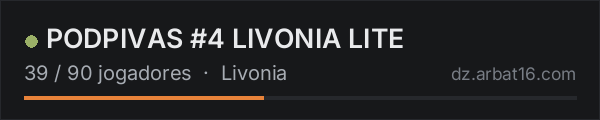 PODPIVAS #4 LIVONIA LITE na lista de servidores de DayZ da AR16