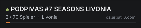PODPIVAS #7 SEASONS LIVONIA in der DayZ-Serverliste von AR16