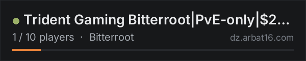 Trident Gaming Bitterroot|PvE-only|$250K Start|Helis|Airplanes on the AR16 DayZ server list