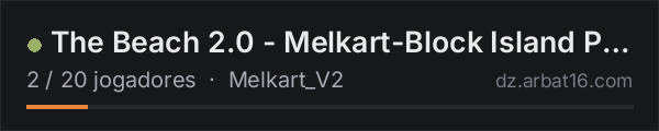 The Beach 2.0 - Melkart-Block Island PVE only. AI, Events craft na lista de servidores de DayZ da AR16
