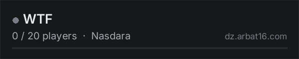 WTF on the AR16 DayZ server list