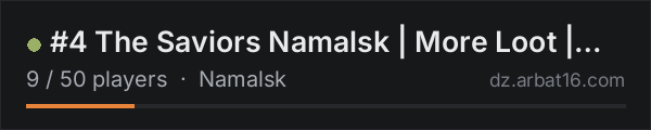 #4 The Saviors Namalsk | More Loot | High PVP | Active Admins on the AR16 DayZ server list