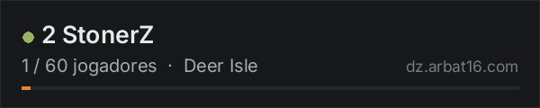 2 StonerZ na lista de servidores de DayZ da AR16