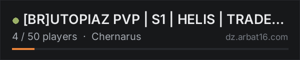 BRUTOPIAZ PVP | S1 | HELIS | TRADER | FULLMOD | WIPE 16/10 on the AR16 DayZ server list