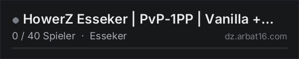 HowerZ Esseker | PvP-1PP | Vanilla + Mods in der DayZ-Serverliste von AR16