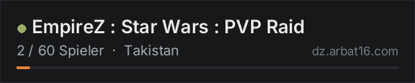 EmpireZ : Star Wars : PVP Raid in der DayZ-Serverliste von AR16