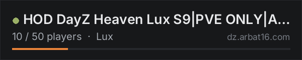 HOD DayZ Heaven Lux S9|PVE ONLY|AI City|Helis|Quests|Airdrops|F on the AR16 DayZ server list