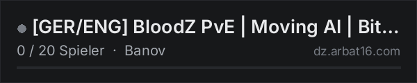 [GER/ENG] BloodZ PvE | AI | Bitcoin | Keycards | Mining | 150k in der DayZ-Serverliste von AR16