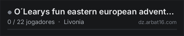 O´Learys fun eastern european adventures na lista de servidores de DayZ da AR16