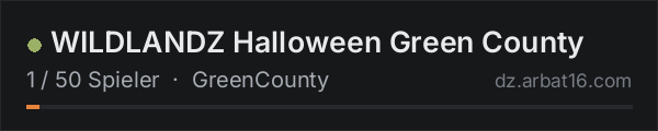 WILDLANDZ Halloween Green County in der DayZ-Serverliste von AR16