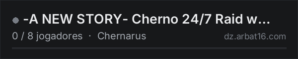 -A NEW STORY- Cherno 24/7 Raid w Weekend Base Damage Only, PVPV na lista de servidores de DayZ da AR16