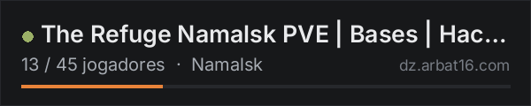 The Refuge Namalsk PVE | Bases | Hacked Crates | Helis na lista de servidores de DayZ da AR16