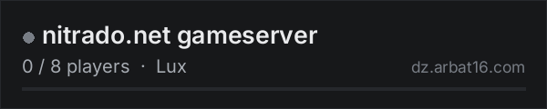 nitrado.net gameserver on the AR16 DayZ server list